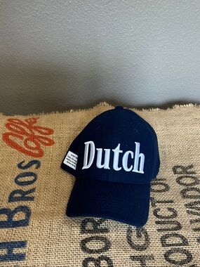 ✌️ NWT Dutch Bros Navy Blue "Dutch" Baseball Cap